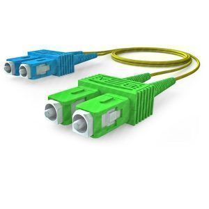 Jarretière SM Duplex G652.D LSZH 2mm SC/APC – SC/UPC