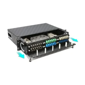Tiroir optique de distribution · Avancé 2U · 48 Ports · SC Simplex · Equipé