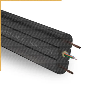 Cable de fibra óptica Híbrido Flat LSZH Fca