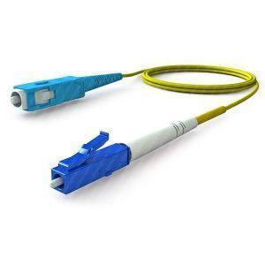 Jarretière SM Simplex G652.D LSZH 2mm LC/UPC - SC/UPC