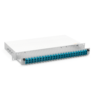 Patch Panel · 1U Economic · Light Grey · 24 Ports · SC Duplex · Equipped