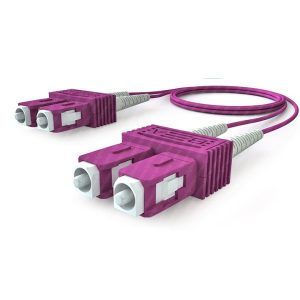 Jarretière MM Duplex LSZH 2mm SC/PC – SC/PC OM4