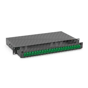 Tiroir optique de distribution · Économique 1U · 24 Ports · LC Duplex · Equipé