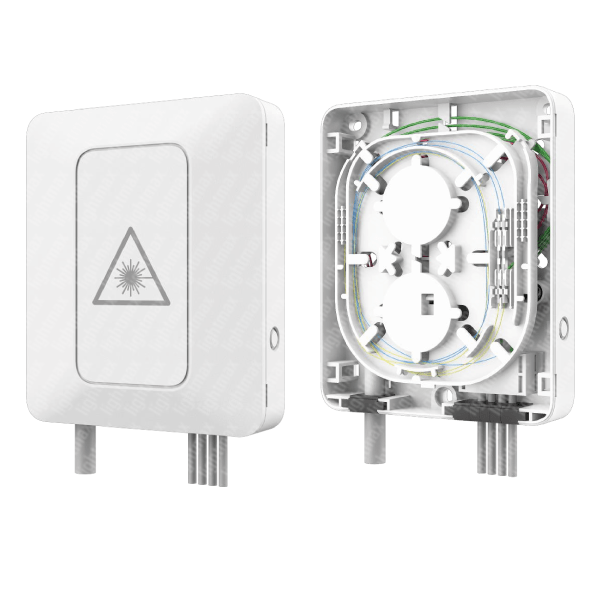 Termination Box · 4 Fibers · Crimp Splice Tray · IP50 · Buckle Lock ...