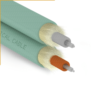 Cable interior dúplex de fibra óptica